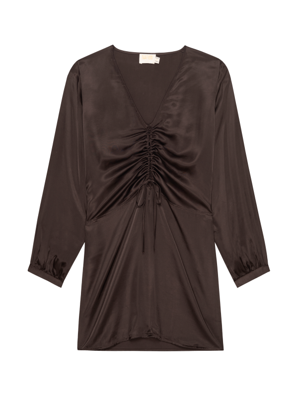 Cora Dress - Coffee - Image 4