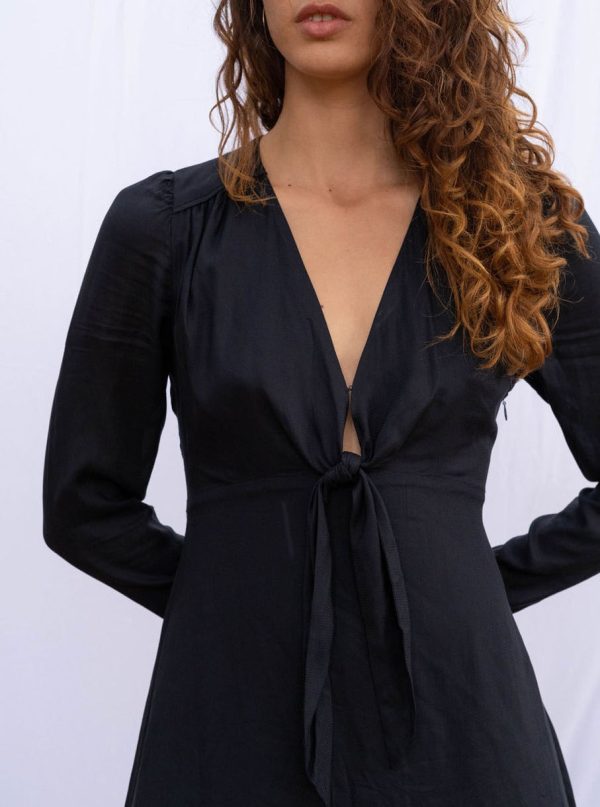 Holly Mini Dress - Noir - Image 4