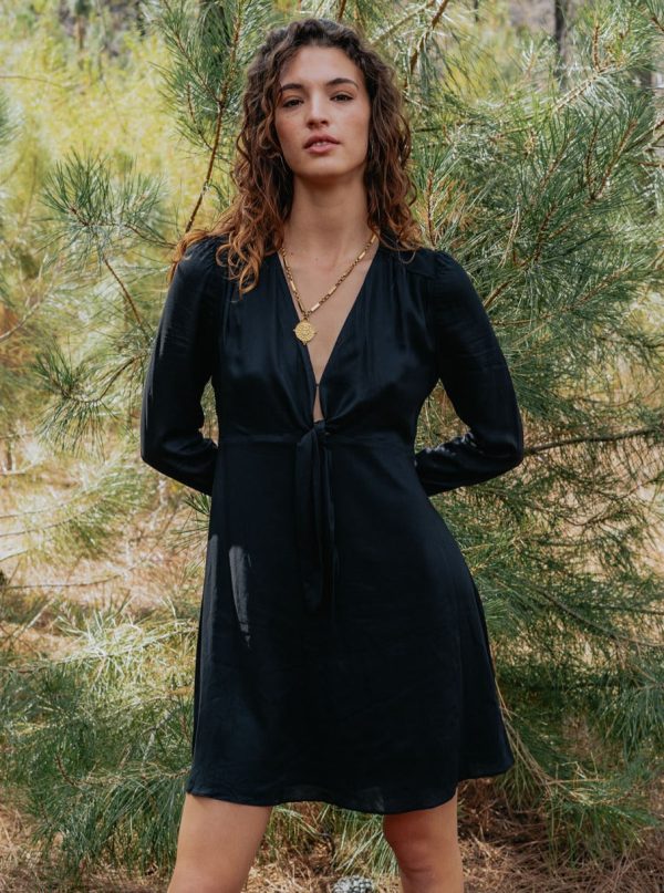 Holly Mini Dress - Noir - Image 3