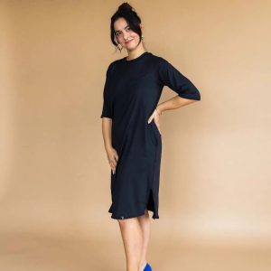 Jet Set Tee Dress - Black