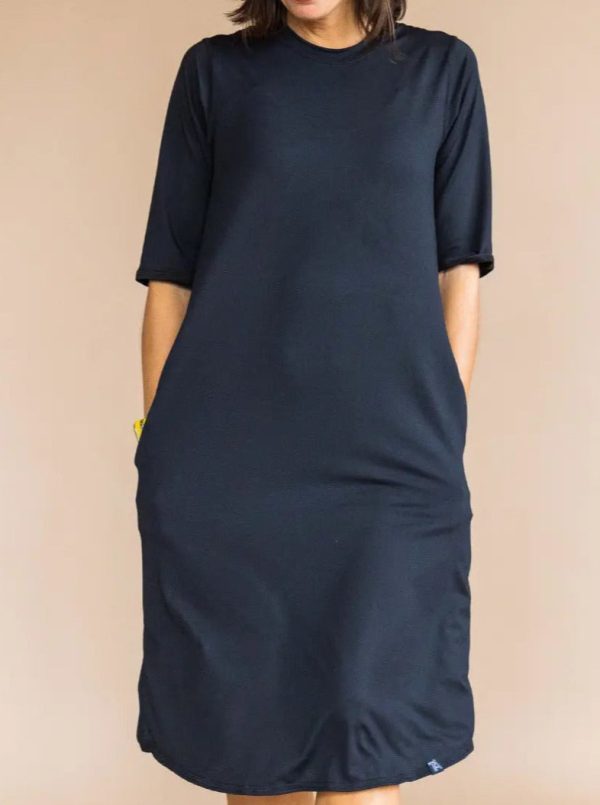 Jet Set Tee Dress - Black - Image 3
