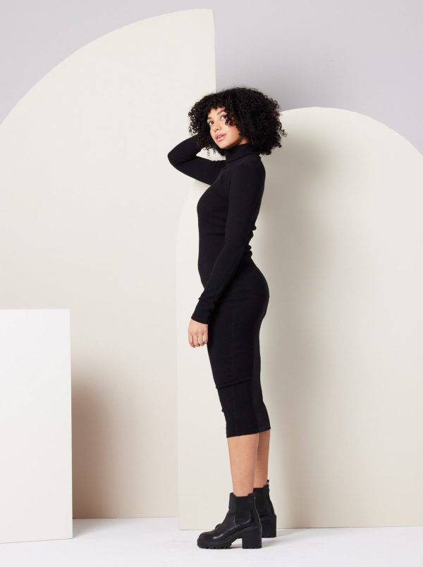 Faye Dress - Black - Image 3