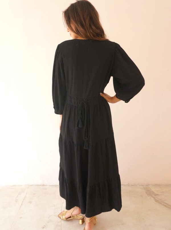 Maya Dress - Black - Image 5