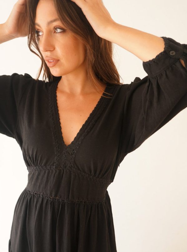 Maya Dress - Black - Image 4