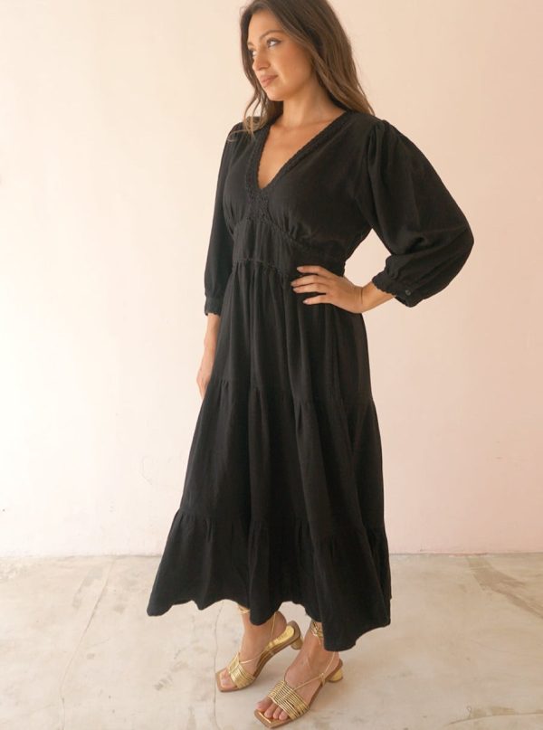 Maya Dress - Black - Image 3