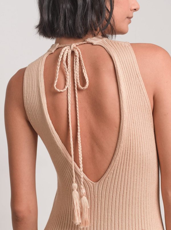 Talia Dress - Sand - Image 3