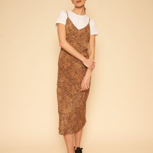 Freya Slip Dress - Lady Print