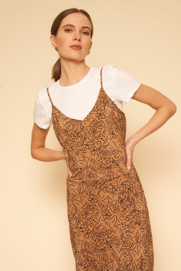 Freya Slip Dress - Lady Print - Image 3
