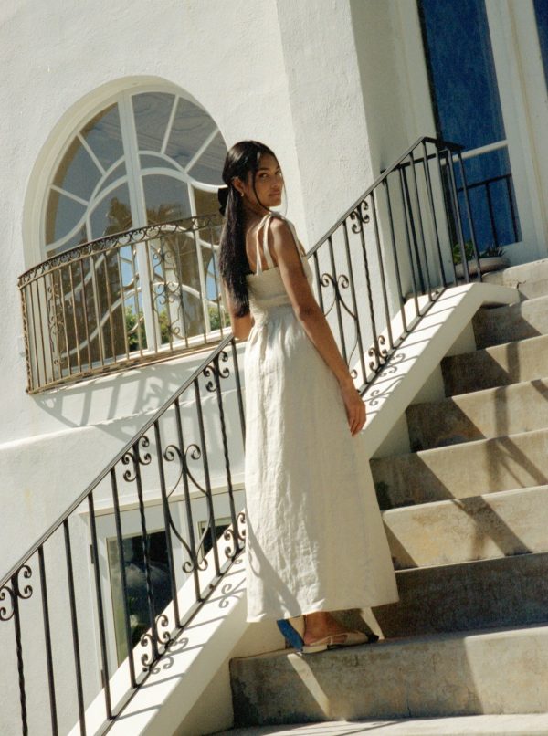 Sophie Dress - Oatmeal Linen - Image 5