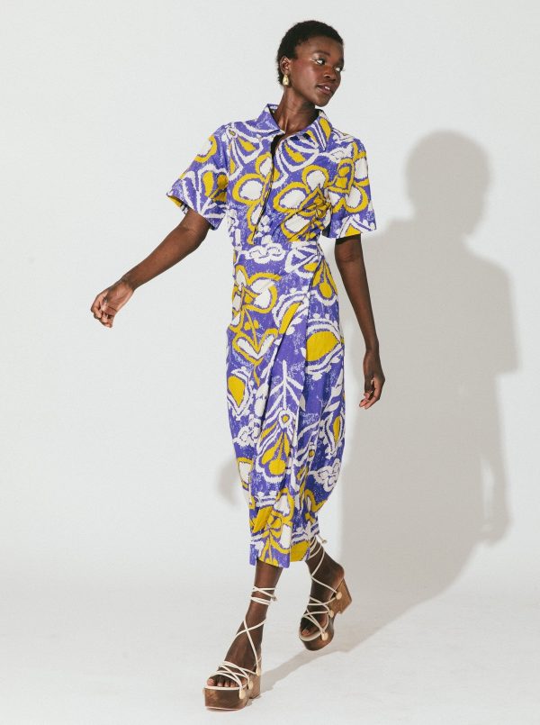 Shonda Midi Dress - Azores - Image 4