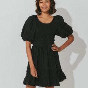 Stasia Mini Dress - Black